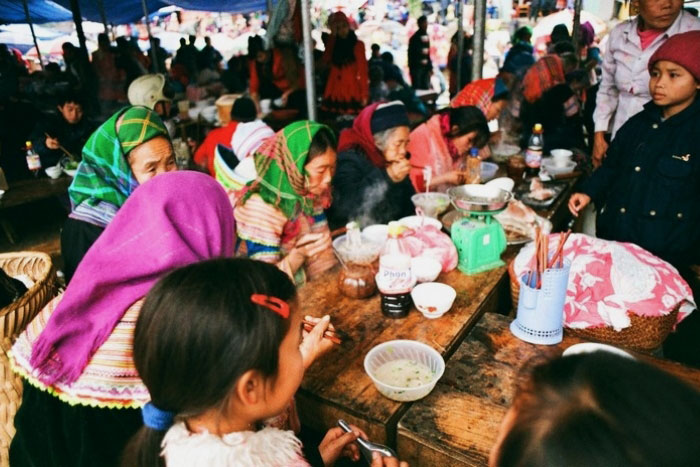 Explore the cuisine of Bac Ha Market Vietnam